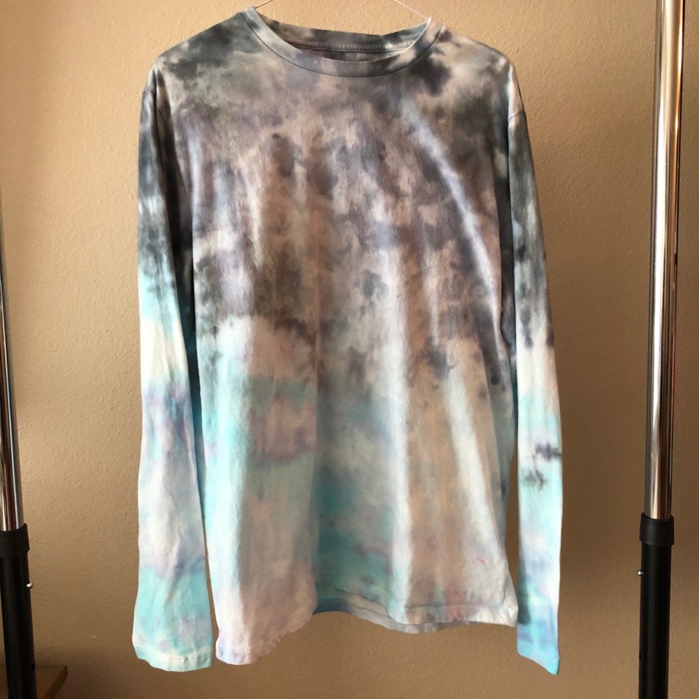 Hand Tie Dyed Gap Long Sleeve Shirt NWOT
